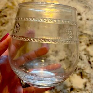 Juliska Isabella Acrylic Stemless Wine Glasses (8)